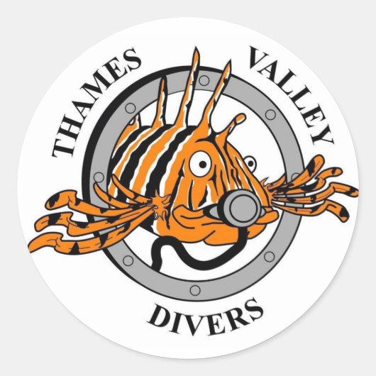 Aufkleber für Thames Valley Divers (Vorderseite)