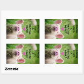 Aufkleber für Tierrechte. (Blatt)