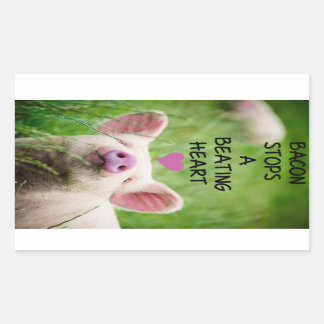 Aufkleber für Tierrechte.