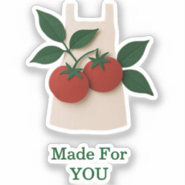 Aufkleber für Tomaten/Paradeiser-Schürze — hergest