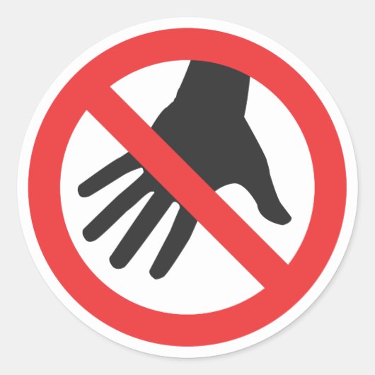 Aufkleber für Touchs nicht (Vorderseite)