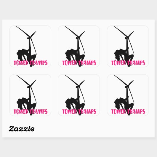 Aufkleber für Tower Tramps (Blatt)