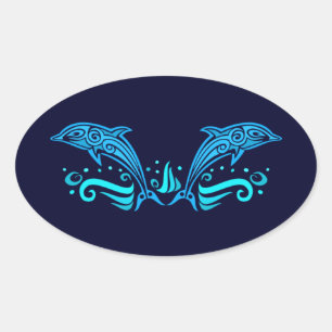 Aufkleber für Tribal-Delphine