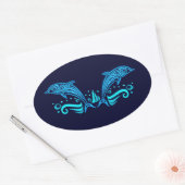 Aufkleber für Tribal-Delphine (Umschlag)