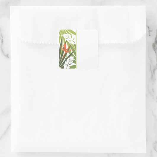 Aufkleber für tropische Gastgeschenk Hochzeiten (Tasche)