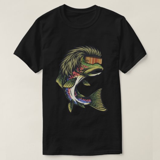 Aufkleber für Trout-Mullet-Pitch T-Shirt (Design vorne)
