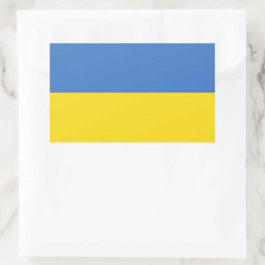 Aufkleber für ukrainische Flaggen (Tasche)
