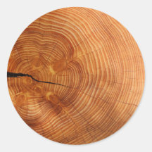 Aufkleber für Umschlag Aufkleber aus Holz