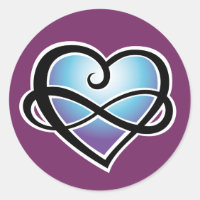 Aufkleber für unendliche Liebe