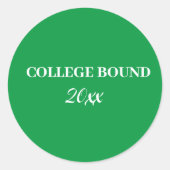 Aufkleber für Uni und Abschluss (Vorderseite)