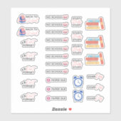 Aufkleber für Unis (Blatt)