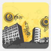 Aufkleber für urbane Szenen (Vorderseite)