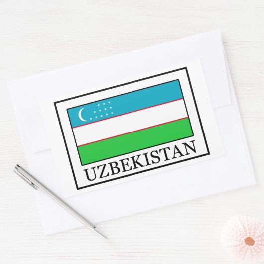 Aufkleber für Usbekistan (Umschlag)