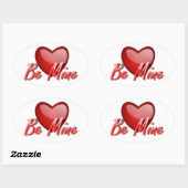 Aufkleber für Valentine/be Mine (Blatt)