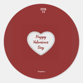 Aufkleber für Valentinstag - Sophiaco