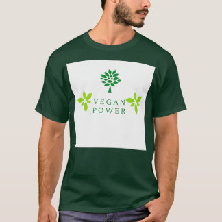 Aufkleber für vegane POWER T-Shirt