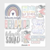 Aufkleber für Verhaltensanalyse, ABA-Aufkleber, AB (Blatt)