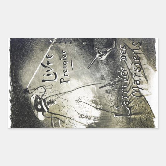 Aufkleber für Vintage Alien (Vorderseite)