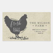 Aufkleber für Vintage Aufkleber auf dem Eierkarton (Vorderseite)