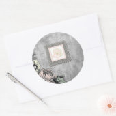 Aufkleber für Vintage Blume (Umschlag)