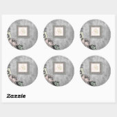 Aufkleber für Vintage Blume (Blatt)