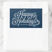 Aufkleber für Vintage Feiertage des Navy-Happy-Hol (Tasche)