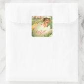 Aufkleber für Vintage Osterkeuchen (Tasche)