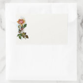 Aufkleber für Vintage Rose (Tasche)