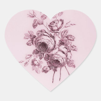 Aufkleber für Vintage Rose