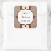 Aufkleber für Vintage Schokolade (Tasche)