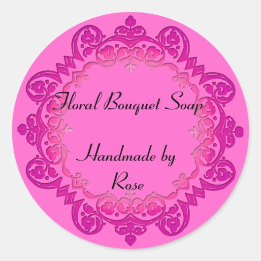 Aufkleber für Vintage Seife oder Flocken, benutzer (Vorderseite)