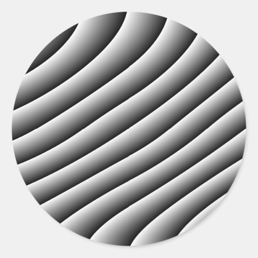 Aufkleber für Vintage Wavy Lines (Vorderseite)