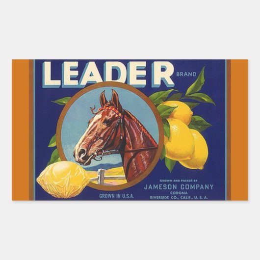 Aufkleber für Vintage Werbung Lemons Lead Race Pfe (Vorderseite)
