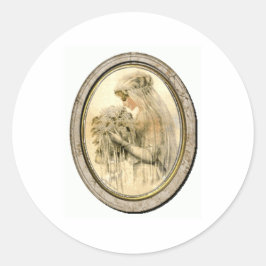 Aufkleber für Vintages Brautparty