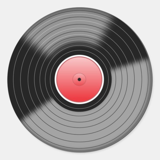 Aufkleber für Vinyl-LP-Schallplatten (Vorderseite)