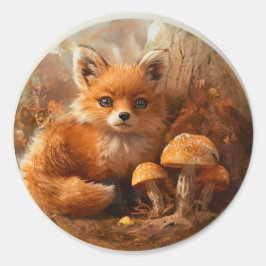 Aufkleber für Wälder - Niedliches Waldtier Pa