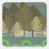 Aufkleber für Waldflächen (Vorderseite)