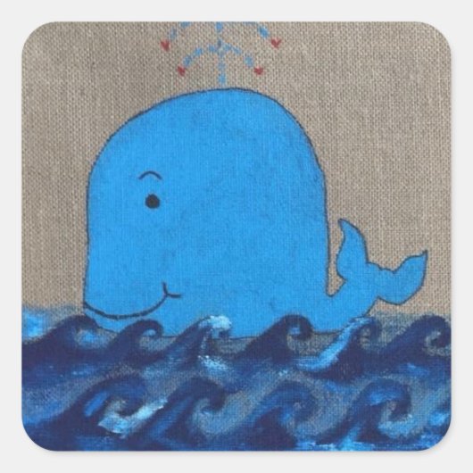 Aufkleber für Wale (Vorderseite)