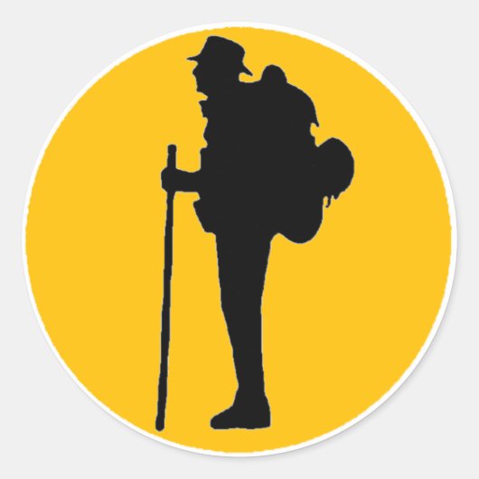 Aufkleber für Wanderungen (Vorderseite)