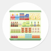 Aufkleber für Waren im Supermarkt (Vorderseite)