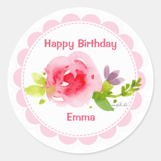 Aufkleber für Wasserfarben (Vorderseite)