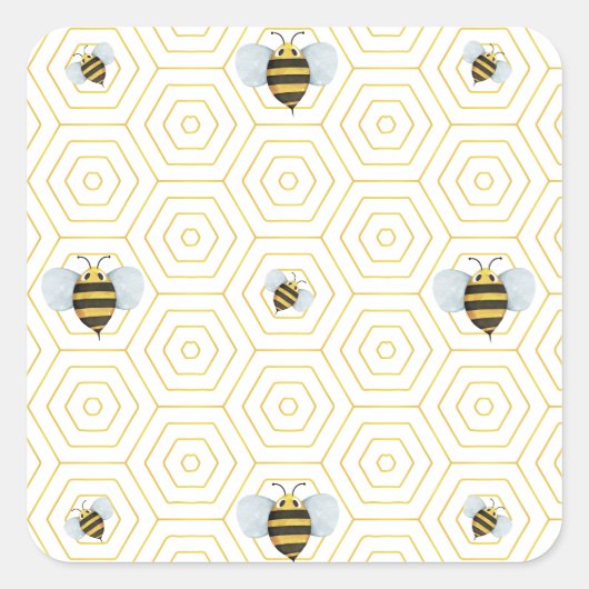 Aufkleber für Wasserfarben-Muster (Vorderseite)