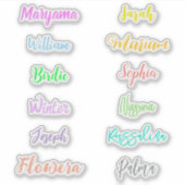 Aufkleber für Wasserfarben (wasserdicht) (Vorderseite)