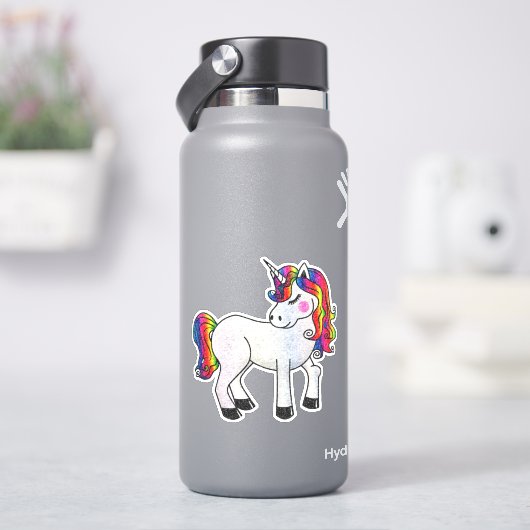 Aufkleber für Wasserflaschen Unicorn Aufkleber (HydroFlask)