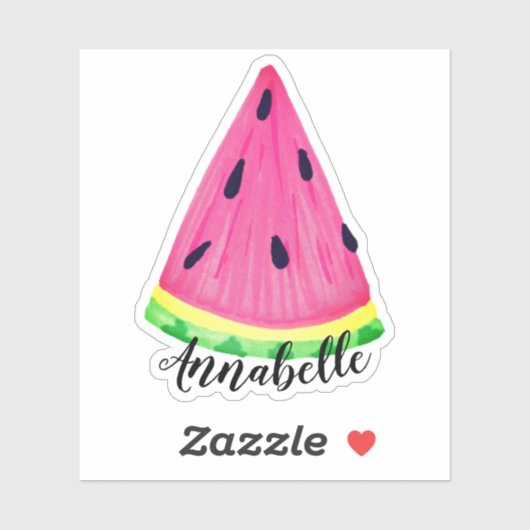 Aufkleber für Wassermelone (Blatt)