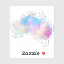 Aufkleber für Watercolor Australien