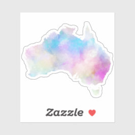 Aufkleber für Watercolor Australien