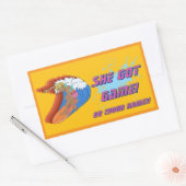 Aufkleber für weibliche Surfer (Umschlag)