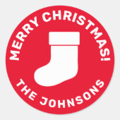 Aufkleber für Weihnachtsgebäck aus Umschlag Aufkle (Vorderseite)