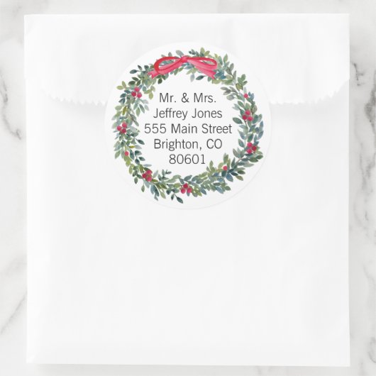 Aufkleber für Weihnachtskranke (Tasche)